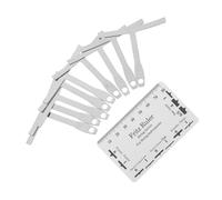 WHAMVOX Guitar and Bass Setup Tool Kit String Action Ruler Radius Gauge Measuring Tool for Repair and Maintenance Guitar Accessories