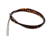 WHAMVOX Guitar Binding Purfling Strips Guitar Inlay 2pcs Tiger-Striped Color Plastic 1650 * 4 * 1.5mm for Ukulele Smooth Texture for Luthier DIY Decoration