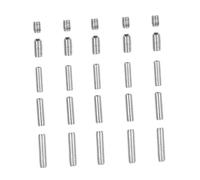 WHAMVOX Guitar Bridge Screw Set 25pcs Hexagon Screws for Bridge Saddle Adjustment M3x12mm/m3x10mm/m3x8mm/m3x6mm/m3x4mm