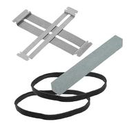 WHAMVOX Guitar Fret Protector with Radius Sanding Blocks and Rubber Bands High Precision Fingerboard Polishing Stones for Electric Guitar and Bass Repair Maintenance Tool for Luthiers and