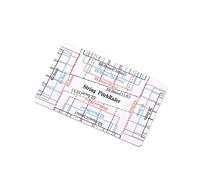 WHAMVOX Guitar String Action Ruler Gauge Accurate Measuring Tool for Electric Acoustic Bass Guitars Design Scales for Professional Setup and Maintenance