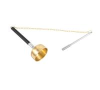 WHAMVOX Hand Bell Buddhism Percussion Instrument for Meditation and Prayer Delicate Design for Buddhist Temples and Ceremonies Tones for Purification