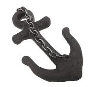 WHAMVOX Heavy Duty Resin Anchor Wall Hook Vintage Rustic Nautical Coat Towel Hanger for Entryway Mudroom Patio Handcrafted Decor Farmhouse Wall Mounted Hooks