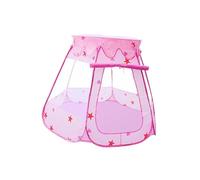 WHAMVOX Hexagon Play Tent House with Water-resistant Material for Indoor Entertainment Easy to Install Castle Play Tent for Year Olds Pink Cartoon Design Without Balls Creative Imagination