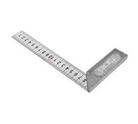 WHAMVOX High Precision Shaped Stainless Steel Ruler for Carpenters Thickened Industrial Grade Engineer Tool for Woodworking DIY Durable Right Angle Measuring Square