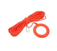 WHAMVOX High-strength Floating Rescue Rope with Hook and Ring for Water Safety Wear-resistant Lifesaving Line for Lakes Rivers Pools Easy Deployment and Retrieval Essential Boating Float