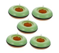 WHAMVOX Inflatable PVC Drink Holders for Parties Pool Use Fun Fruit-shaped Cup Plates Pool Inflatables for Beach Hot Tub Bath Random Color