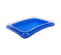 WHAMVOX Inflatable Sandbox Blue Pvc Sand Play Tray for ’s Outdoor Beach Educational Sand Box for Boys