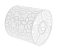 WHAMVOX Iron Lampshade Cylindrical Metal Design with Decorative Cutout Pattern for Table Floor and Desk Lamps Versatile Modern Drum Lamp Shade for Contemporary Home Decor