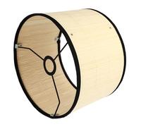 WHAMVOX Japanese Style Bamboo Lampshade Lightweight Light Cover for Pendant and Table Lamps Easy to Install Household Chandelier Lamp Decoration Softens Light Protects Eyes