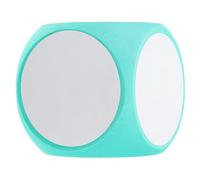 WHAMVOX Large 10Cm Lake Blue Erasable Foam Dice for DIY, Classroom Teaching Aid, Party Game Accessory, Wipe Clean Blank Foam Dice for Educational and Board Games