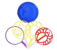 WHAMVOX Large Bubble Wand with Tray for Bubble Maker Including Crab Whale Rings Easy Grip Outdoor Summer for Parties and Garden Fun