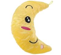WHAMVOX LED Light Up Moon Shape Pillow Plush Glow Cushion Soft Glowing Plush for Birthday Throw Pillow Decor