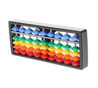 WHAMVOX Level Colorful Plastic Abacus with Beads Per Row Portable Mental Arithmetic Math Tool for Student Calculating Bead Frame for Classroom and Home Learning