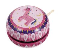 WHAMVOX Lightweight Iron Yo-yo with Adorable Unicorn Pattern Responsive Trick Ball for Educational Plaything for Boys and