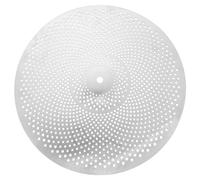 WHAMVOX Low Volume Cymbal 14 Inch Silent Drum Cymbal Mute Pad Brass Drum Set Replacement for Quiet Practice