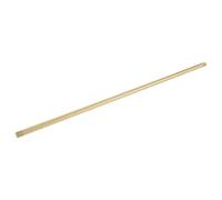 WHAMVOX M10 Threaded Brass Rod for Lamp Repair, Hollow Copper Tube with External Threading, Lightweight Vintage Style with Raw Brass Finish, for DIY Lamp Making and Commercial Spaces