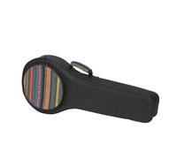 WHAMVOX Mandolin Bag Portable Canvas Padded Mandolin Case with Shoulder Straps Thickened Cotton Musical Instrument Storage Suitable for Travel Folk Instruments