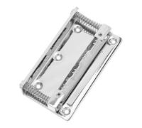 WHAMVOX Mandolin Bridge Tailpiece Replacement Metal String Saddle Plate Instrument Parts Easy Installation for Acoustic Mandolin Suitable for Classical Folk and Modern Music