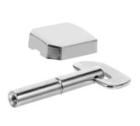 WHAMVOX Mechanical Metronome Sliding Block and Knob Set Piano Metronome Replacement Parts Silver Pendulum Winding Rod Musical Instrument Accessories for Musician Use