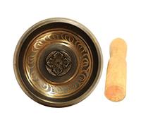 WHAMVOX Meditation Sound Bowls Copper Singing Bowls Set with Mallet Design Sacred Look for Buddhist Events and Yoga