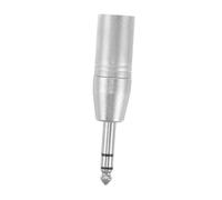 WHAMVOX Metal Trs to Xlr Male Audio Adapter Metal Construction with Stable Xlr Connector Stereo Jack for Signal Transmission in Mixer Amplifier Speaker Systems