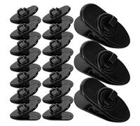 WHAMVOX Microphone Clip Accessories 30Pcs Mini Lapel Tie Clips for Wireless Mic and Recording Studio Use Compact and Easy to Attach