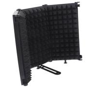 WHAMVOX Microphone Filter Windproof Shield Noise Reduction Sponge Windscreen Cover Foldable Iron Multi-Layer Panels for Recording