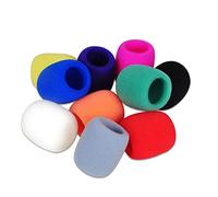 WHAMVOX Microphone Windscreen Cover Set 30pcs Assorted Foam Covers for Headset Microphone Isolation Windproof for Ktv Dance Conference