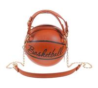WHAMVOX Mini Crossbody Bags a Creative Basketball Shape, Lightweight Pu Material with Reasonable Size, for Shopping or Party, Stylish Women Bag Combining Fashion and Versatility