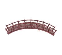 WHAMVOX Miniature Chinese Style Arch Bridge Ornament, Plastic Fairy Garden Accessory for Bonsai and Dollhouse Micro Landscape, Small Outdoor Decorative Bridge for Fairy Gardens and