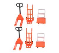 WHAMVOX Miniature Forklift Small Pallet Truck Models for Educational Traffic and Construction Play Smooth Edges Lightweight Design for Hands Interactive Road Safety Learning Tools