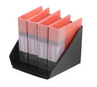 WHAMVOX Miniature Office File Folders Realistic Coloured Dollhouse Accessories Plastic Mini Document Holders for Dollhouse Layouts and DIY Crafts Creative Tiny Furniture for Role Play and