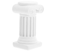 WHAMVOX Miniature Roman Column Resin Pillar Figurine White Classical Greek Style Desk Decoration Wedding Photo Prop Dollhouse Accessory