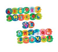 WHAMVOX Multi-function English Learning for Wooden Educational Letter Matching Puzzle Interactive Early Development Game Enhancing Logic and Creativity