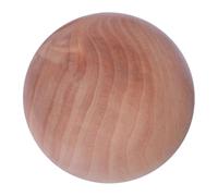 WHAMVOX Natural Unfinished Wooden Craft Ball for DIY Projects, Solid Wood Round Sphere with Smooth Surface and Burr-Free Finish, for Crafts and Architectural Works