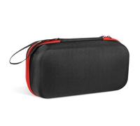 WHAMVOX Oxford Fabric Air Compressor Storage Bag with Red Zipper Tire Inflator Organizer for Car Pumps Spacious Portable Case for Multiple Accessories Compact Carrying