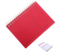 WHAMVOX Password Book Password Organizer A6 Spiral Notebook with Alphabetical Tabs, Pp and Paper, Red, for Internet Logins, Usernames, Travel and Work, for Seniors