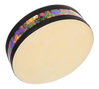 WHAMVOX Percussion Drum with Lambskin and Wood for Relaxation and Wave Sound Effect, Drum for Beginners and Meditation, Musical Instrument for Birthday and New Year