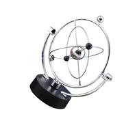 WHAMVOX Perpetual Motion Desk Ornament Metal Science Desktop Decoration for Office Home Outer Space Theme Physics Model