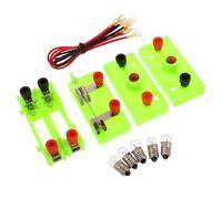 WHAMVOX Physics Science Lab Circuit Kit for Teens Educational Electricity Experiment Set with Safe Components Compact and Parallel Circuits Stem Learning for Junior and