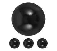 WHAMVOX Pinball Balls Easy Installation Plastic Black 4pcs with Smooth Performance Replacement Accessories for Pinball Machine and Game Table for Home Use