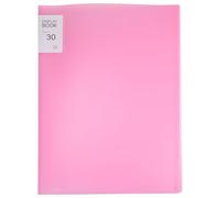 WHAMVOX Pink Art Portfolio Case Ring Binder with Flexible Pp Material and Display Folder Pages, for Artwork and Sketches Storage During Graduation Season