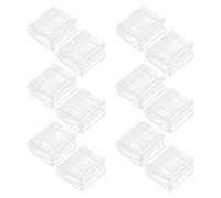 WHAMVOX Plastic Paper Clips Simple Elegant Style 20pcs for Document Organizing and Efficient Work, Mini Binder Clips for Schools and Homes