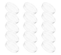 WHAMVOX Plastic Petri Dishes Observation Practical Design 20pcs with Lids Culture Plates for Science Experiments and Tissue Engineering for Laboratory Use