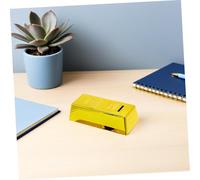 WHAMVOX Plastic Piggy Bank Money Pot Sturdy Flat Bottom Saving Box for Home Office Decor Practical Money Jar