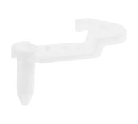 WHAMVOX Plastic Refrigerator Door Stop with Buckle Latch Hook, Freezer and Fridge Door Catch Holder, White Hinge Stop Block for Home Kitchen Appliance Repair