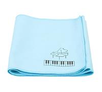 WHAMVOX Polyester Piano Cover 88-Key Keyboard Protector Double-Sided Velvet Dustproof Anti-Scratch Cloth Foldable Blue 15x125CM