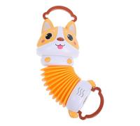 WHAMVOX Portable Accordion Cartoon Dog Design for Early Education Ergonomic Handle for Years Cognitive Development Musical Instrument