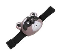 WHAMVOX Portable Animal Design Headlight Lightweight Plastic Headlamp for Outdoor Activities Camping Hiking Raccoon Style